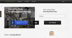 Desktop Screenshot of livingstory.com